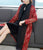 Knee Length Floral Wind Coat & Traditional Cheongsam Two Piece Suit