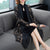 Knee Length Floral Wind Coat & Traditional Cheongsam Two Piece Suit