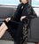 Knee Length Floral Wind Coat & Traditional Cheongsam Two Piece Suit