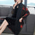 Abrigo de viento floral hasta la rodilla y traje tradicional cheongsam de dos piezas