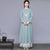 Peony Pattern Mandarin Collar Liziqi Hanfu Knitwear Traditional Chinese Costume