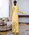 Mandarin Collar Flower Print Long Sleeve Full Length Ao Dai Dress