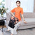 Half Sleeve Floral Print Full Length Chiffon Ao Dai Dress