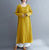 Round Neck Loose Hanfu Zen Coat Traditional Chinese Costume