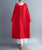 Round Neck Loose Hanfu Zen Coat Traditional Chinese Costume