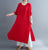 Round Neck Loose Hanfu Zen Coat Traditional Chinese Costume