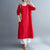 Round Neck Loose Hanfu Zen Coat Traditional Chinese Costume