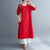 Round Neck Loose Hanfu Zen Coat Traditional Chinese Costume