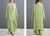 Round Neck Asymmetrical Hem Hanfu Two-Piece Traditional Chinese Costume