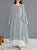 V Neck Hanfu Two-Piece Traditional Chinese Costume with Pockets