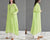 V Neck Hanfu Two-Piece Traditional Chinese Costume with Pockets