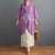 Irregular Hem Hanfu Casual Dress with Big Pocket & Strap Buttons