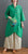 Irregular Hem Hanfu Casual Dress with Big Pocket & Strap Buttons