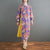 Long Sleeve Mandarin Collar Hanfu Traiditonal Floral Chinese Costume