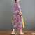 Costume tradizionale cinese floreale di Hanfu con colletto alla coreana a maniche lunghe