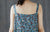 Retro Floral Tea Length Slip Dress Oriental Sundress