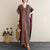 Stripes Pattern Signature Cotton Robe Chinese Style Casual Dress Boho Dress
