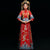 Mandarin Sleeve Dragon & Phoenix Embroidery Traditional Chinese Wedding Suit