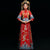 Mandarin Ärmel Drachen & Phönix Stickerei Traditioneller Chinesischer Hochzeitsanzug