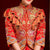 Costume de mariage chinois traditionnel de jupe plissée de broderie de Phoenix avec des glands