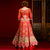 Phoenix Embroidery Pleated Skirt Traditional Chinese Wedding Suit with Tassels