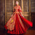 Dragon & Phoenix Embroidery Pleated Skirt Traditional Chinese Wedding Suit