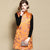Mandarin Collar Fur Collar & Cuff Chinese Style Jumper Dress