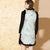 Mandarin Collar Floral Brocade Fur Edge Chinese Style Jumper Dress