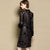 Puff Sleeve Floral Gauze Cheongsam Knee Length Evening Dress