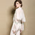 Floral Embroidery Chiffon Shawl Cloak Bolero Jacket