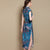 Signature Cotton Tea Length Cheongsam Floral Chinese Dress