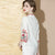 Floral Embroidery Mandarin Sleeve Cheongsam Top Chinese Style Blouse