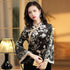 Mandarin Ärmel Blumen Samt Damen Chinesische Jacke Cheongsam Top