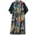 Puffärmel Buddha-Muster Fancy Cotton Retro chinesisches Kleid