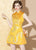 Sleeveless Brocade Cheongsam Sexy Mini Chinese Dress
