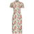 Ruffle Sleeve Modern Cheongsam Chinese Style Velvet Pencil Dress