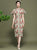 Ruffle Sleeve Modern Cheongsam Chinese Style Velvet Pencil Dress