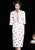 Robe crayon de style chinois Cheongsam moderne en velours côtelé à manches trompette