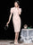 Puff Sleeve Modern Cheongsam Chinese Style Floral Pencil Dress