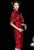 Ruffle Sleeve Modern Cheongsam Chinese Style Pencil Dress with Cape