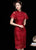 Ruffle Sleeve Modern Cheongsam Chinese Style Pencil Dress with Cape