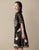 Floral Embroidery Silk & Organza Modern Cheongsam Casual Chinese Dress