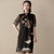 Blumenstickerei Seide & Organza Modernes Cheongsam Casual Chinesisches Kleid