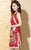 Vestido chino cheongsam moderno de seda real con bordado floral sin mangas