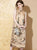 Bird & Floral Embroidery Real Silk Modern Cheongsam Chinese Dress