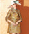 Robe chinoise Cheongsam style Shanghai des années 1930 avec bord en dentelle