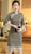 Abito cinese cheongsam stile Shanghai anni '30 con bordo in pizzo