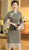 Polka Dots Pattern Knee Length Cheongsam Chinese Dress with Tassels