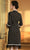 Abito cinese cheongsam stile Shanghai anni '30 con bordo in pizzo