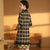 Plaids & Checks Pattern Wool Knee Length Cheongsam Chinese Dress